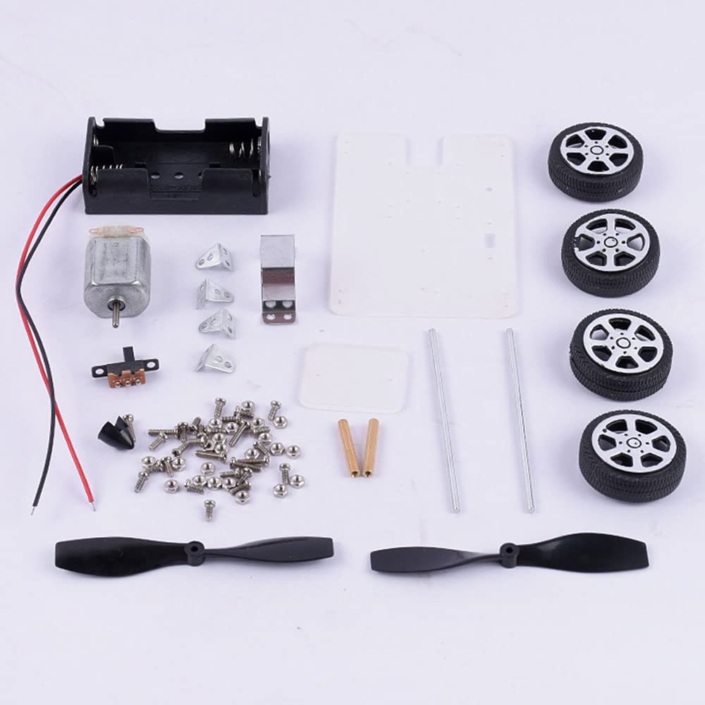 130 cepillo motor mini viento juguete educativo coche motor robot DIY experimento científico aprendizaje viento coche circuito kit para Arduino,