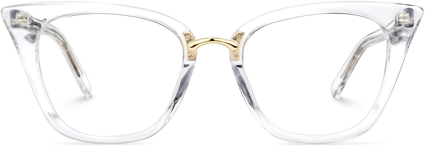 Zeelool Gafas de bloqueo de luz azul ojo de gato para mujer 100% protección UV400 Martha FA0457