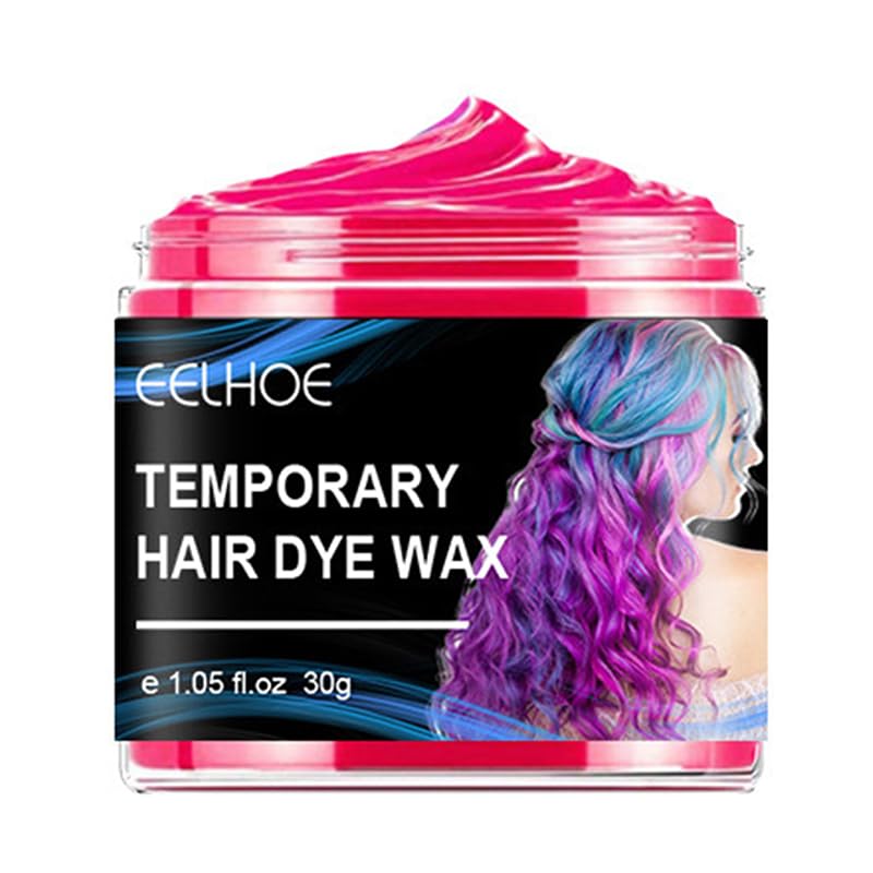 Magic Master – Cera de color para el cabello, tinte temporal para el cabello, cera de barro para peinado, crema, lavable, arcilla colorante