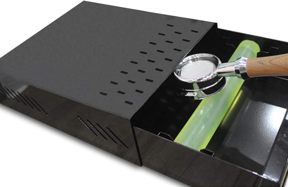 Caja extraíble de café con cajón de acero inoxidable, máquina de café comercial, molinillo de café desechado, café en polvo para cafetería,