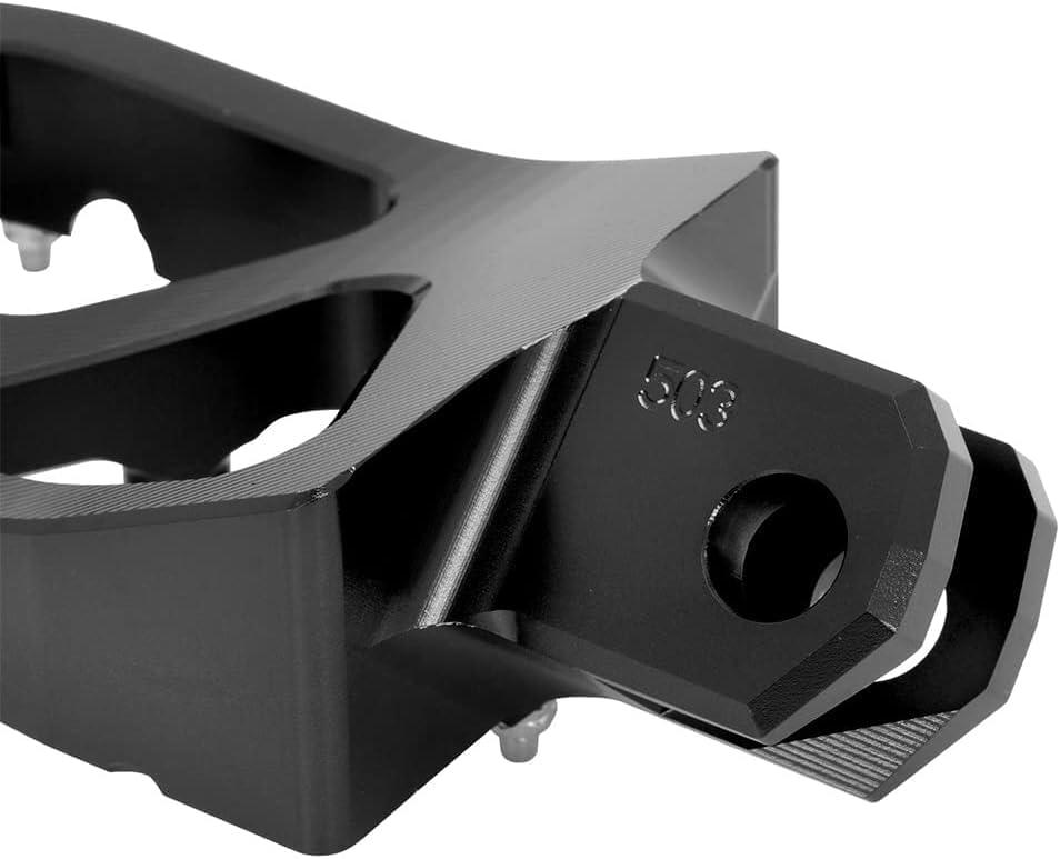 JFG RACING DRZ400 – Estriberas CNC para pedales DRZ400S 00-19 21-22DRZ400SM 05-19 21-22DRZ400E 00-07DRZ400 00-04RM125 RM250 RM250 M250Z RMX250-Negro