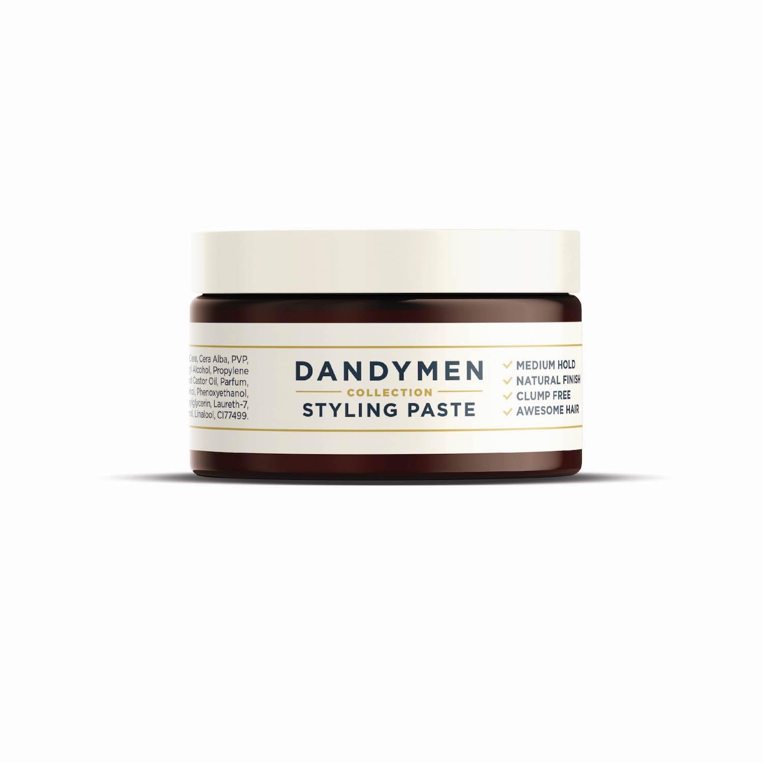 Dandymen – Pasta de peinado de retención media, 3.4 onzas