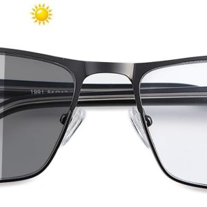 Devirld Lentes de sol fotocromáticos para miopía, con bisagra de resorte, UV400, antiluz azul, para hombres y mujeres (negro, -2.25, multiplicador_x) Devirld Lentes de sol fotocromáticos para miopía, con bisagra de resorte, UV400, antiluz azul, para hombres y mujeres (negro, -2.25, multiplicador_x)