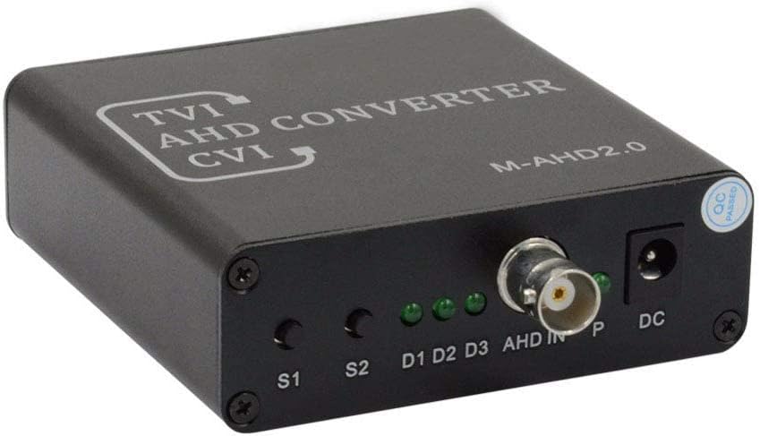 BNC AHD TVI CVI CVBS a HDMI VGA CVBS PAL NTSC convertidor de video coaxial AHD TVI 5MP CVI 2MP para cámara IP CCTV analógica DVR XVR IR LED 720 p