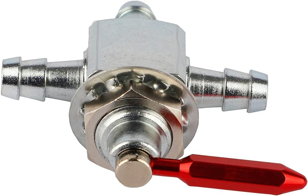 HUZTL Válvula de cierre de combustible bidireccional reemplaza para cortacésped 1-633347 Hustler 745059 Scag 482212 E633347 Zero Turn Lawn Mower ZTR