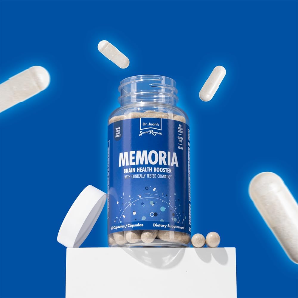 Santo Remedio Memoria, refuerzo de la salud cerebral, ayuda a fortalecer las conexiones neuronales, ayuda a mejorar la atención, la memoria y la