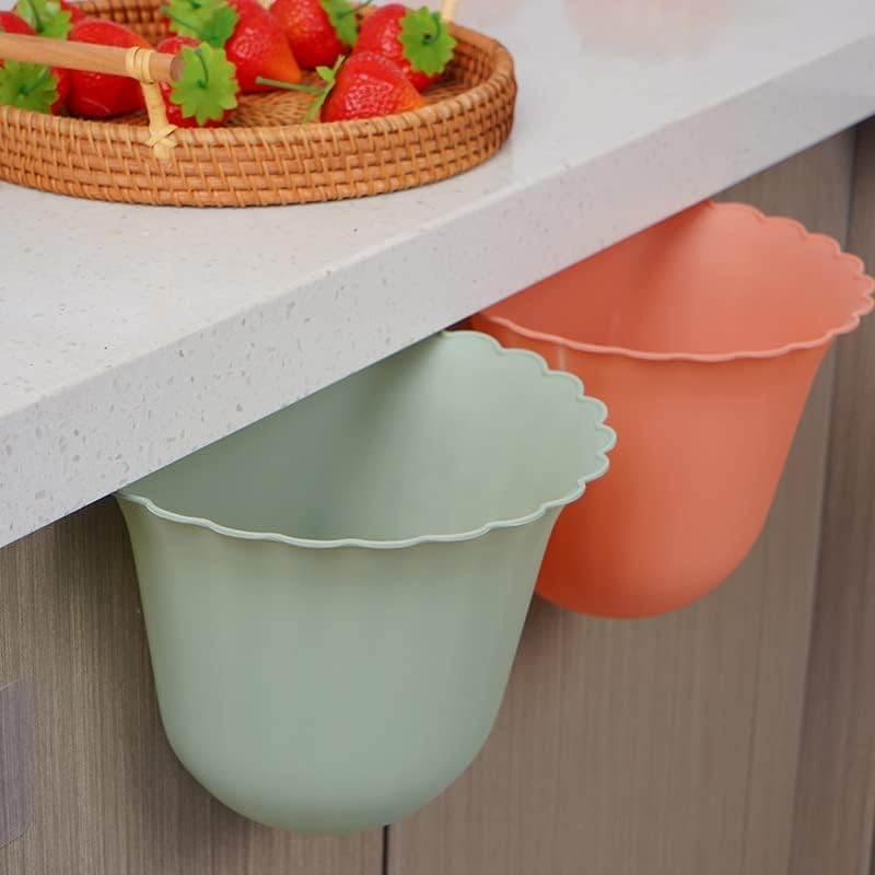 Basurero colgante, cubo de basura colgante de cocina, cubo de basura colgante para puerta de armario de cocina, cubo de basura debajo del fregadero