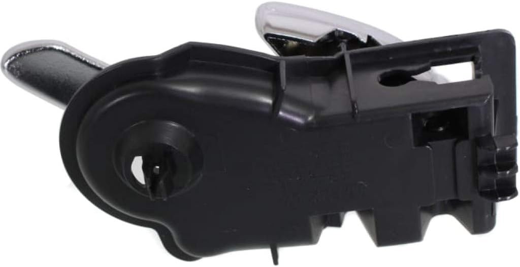 KarParts360 Para Mercury Mariner – Manija de puerta interior delantera o trasera, lado del conductor cromada (2005-2007)  con botón de bloqueo de