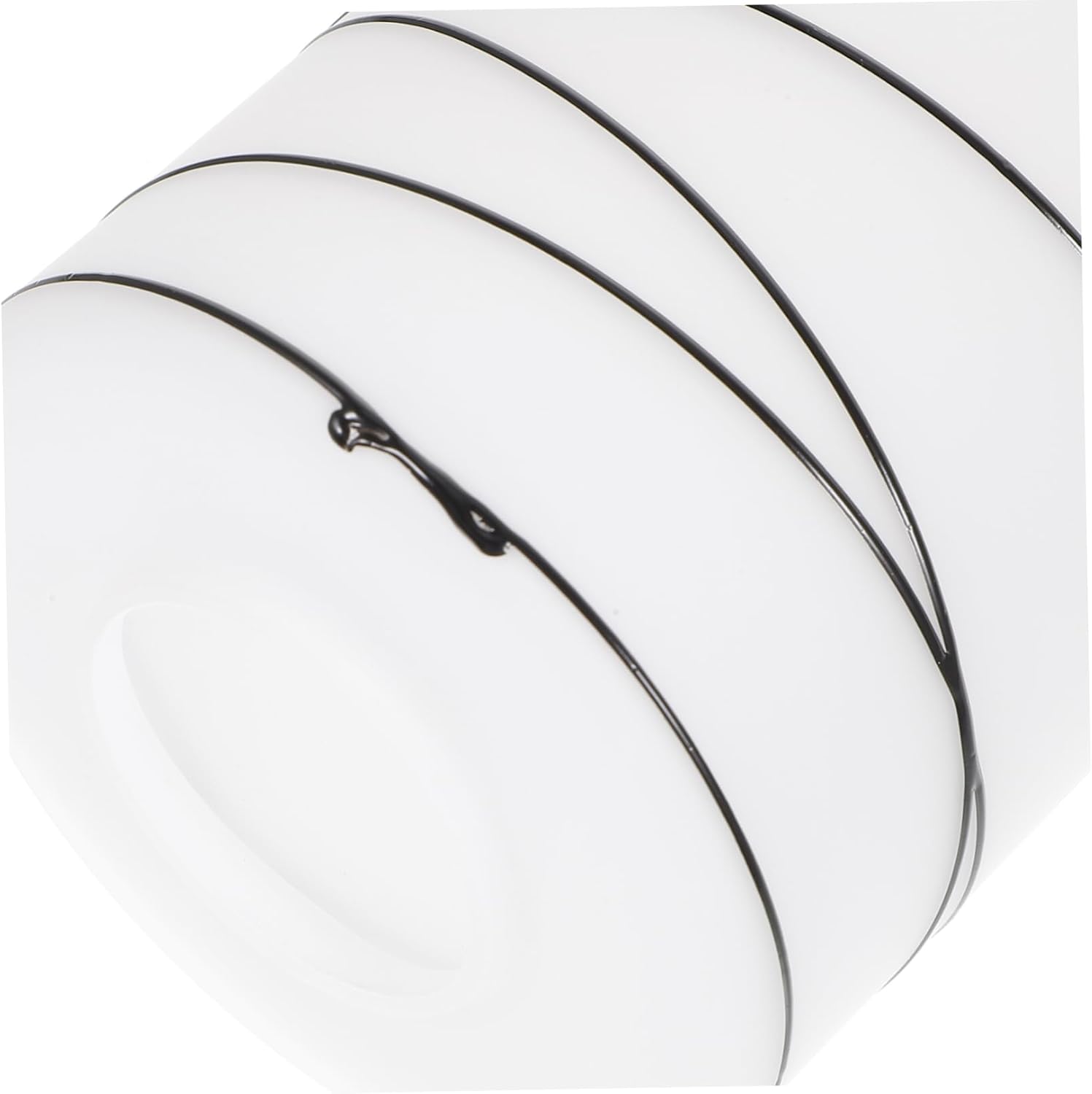 Housoutil Pantalla cilíndrica de vidrio Accesorios interiores Cubiertas de luz para luces de techo de repuesto de vidrio blanco globo cilindro