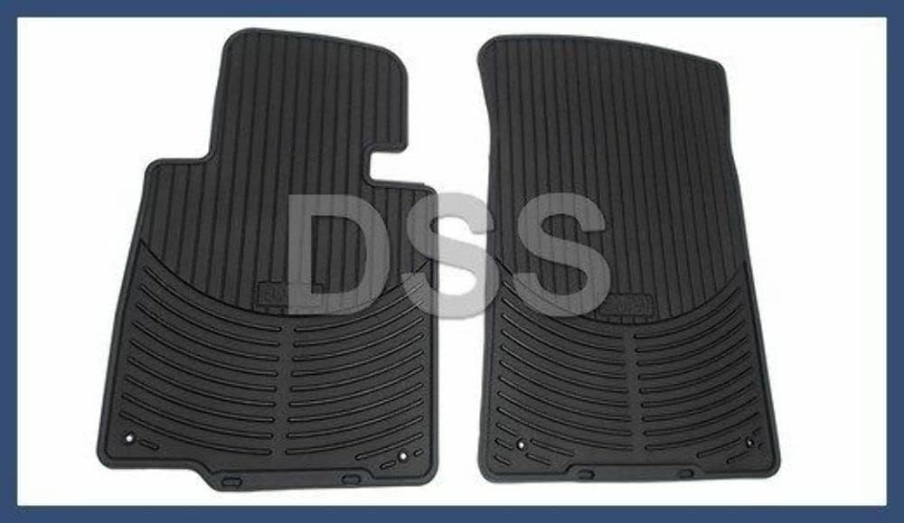 BMW Alfombrilla de goma auténtica negra delantera E46 convertible solamente
