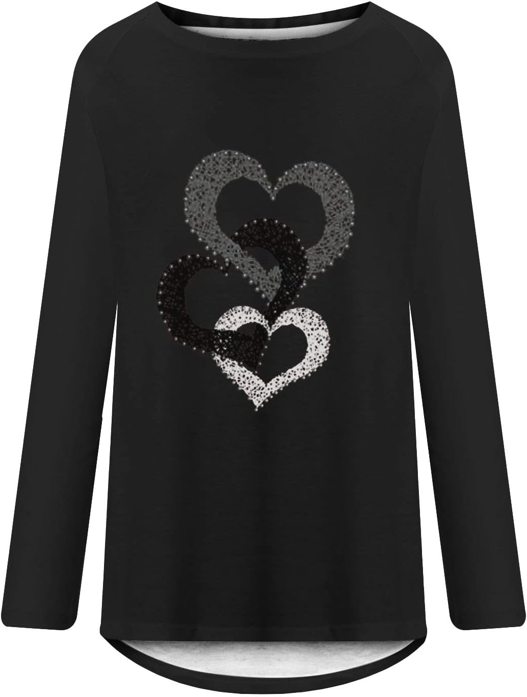 Túnicas o tops para mujer para llevar con leggings, manga larga, ajuste holgado, ropa de otoño, cuello redondo, degradado, cómodas, blusas