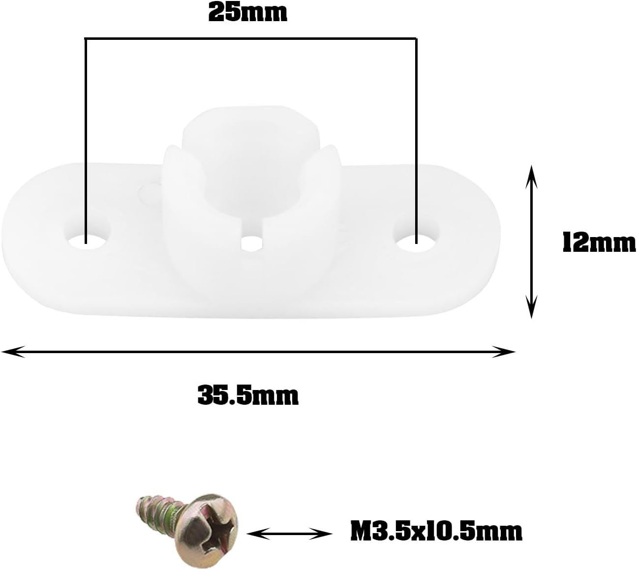 Kit de clip de repuesto para faro delantero Discovery 1 y 2 Pre-Facelift OE STC3368, incluye 24 tornillos