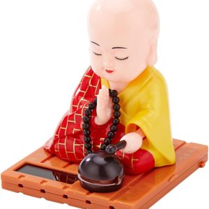 Adornos de muñeca, figura de acción, cabeza sacudida, decoración de coche, figura de monje solar, coches, salpicadero, figuras de salpicadero, Adornos de muñeca, figura de acción, cabeza sacudida, decoración de coche, figura de monje solar, coches, salpicadero, figuras de salpicadero,