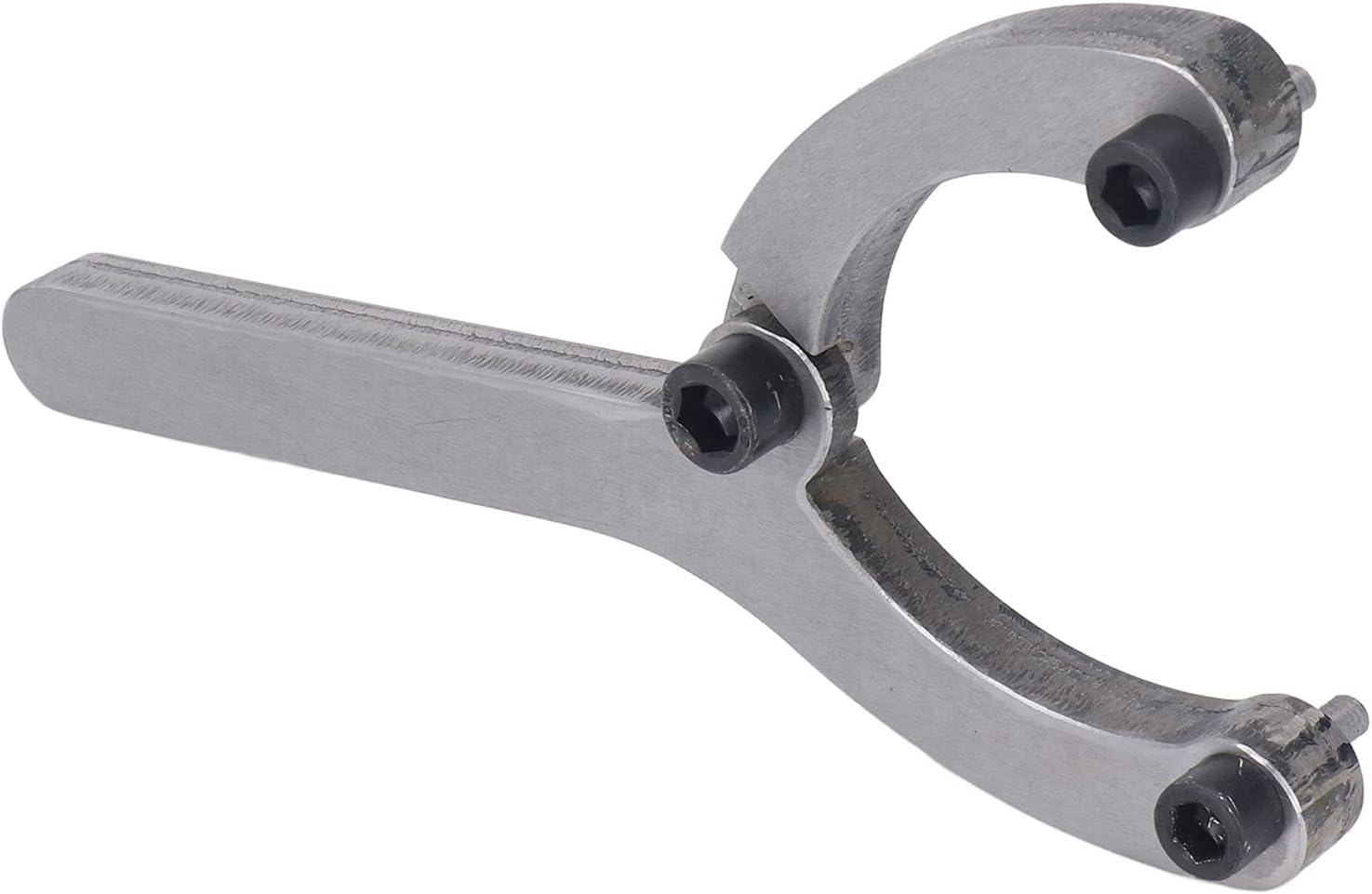 FTVOGUE Llave de tuerca Llave de tuerca Llave de tuerca de glándula de acero de aleación ajustable removedor de glándula para cilindro hidráulico