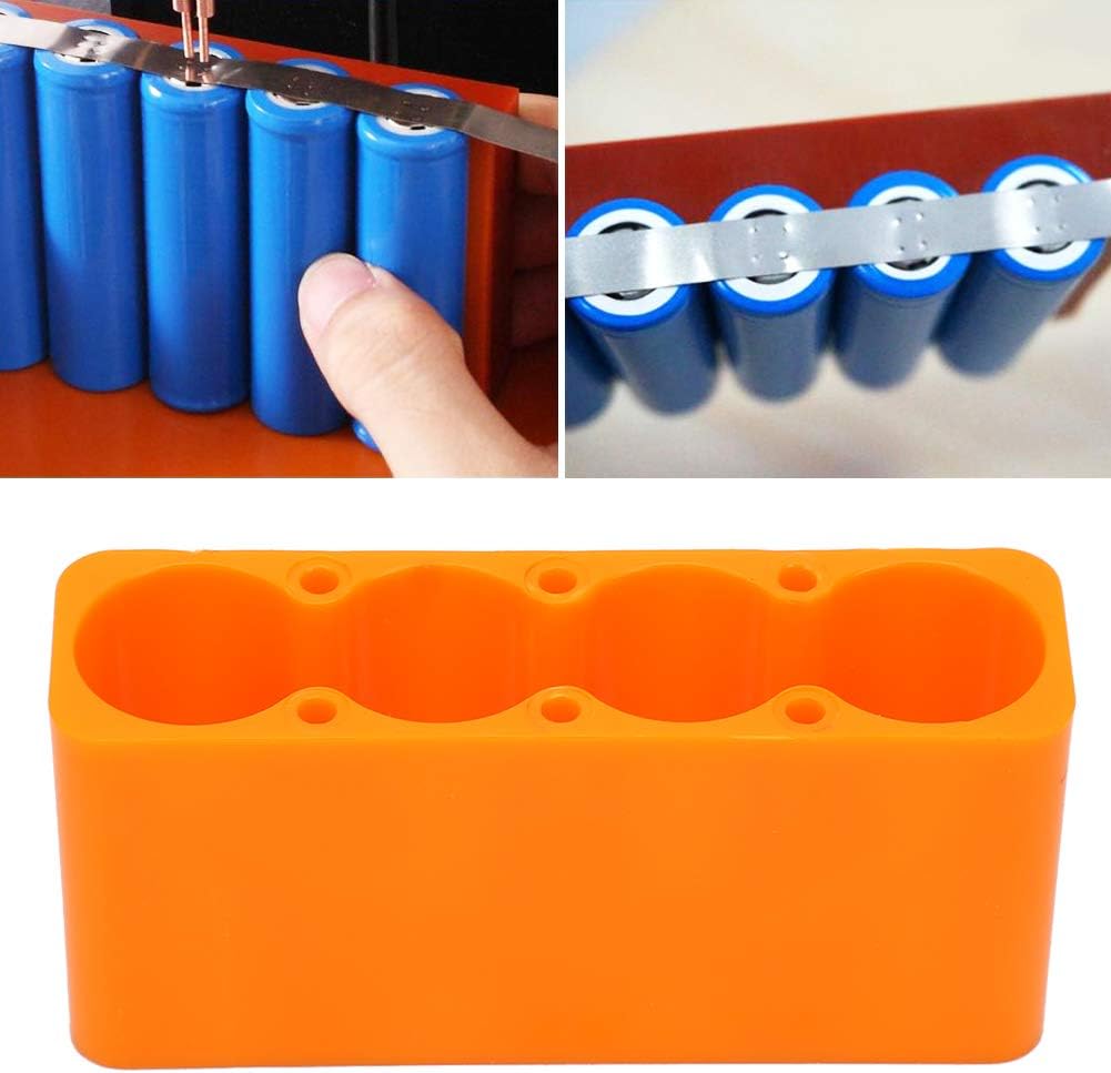 Abrazadera de soldadura de batería, contenedor de batería de plástico industrial, soporte de batería ajustable, accesorio de fijación de soldadura