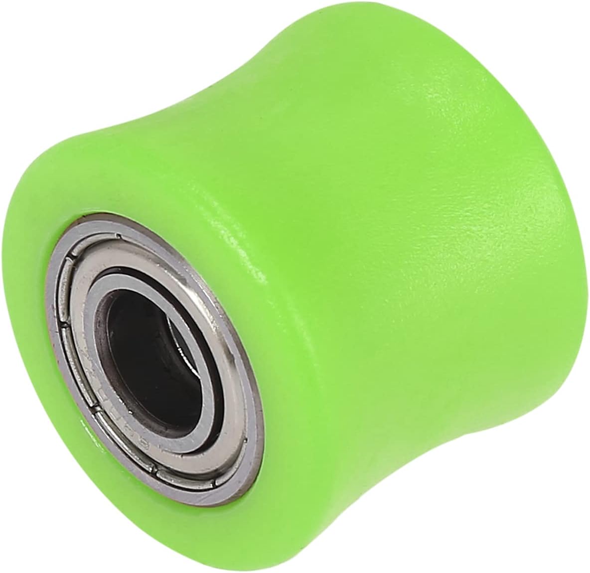 Motoforti 0.394 in agujero 1.063×1.299 in cadena rodillo polea deslizante tensor rueda guía verde para motocicleta ATV