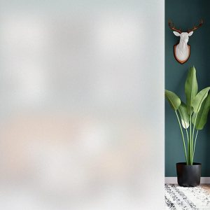 HIDBEA Película de privacidad esmerilada para ventana, no adhesivas, adhesivos de vidrio estáticos, bloqueo solar y UV, control de calor, HIDBEA Película de privacidad esmerilada para ventana, no adhesivas, adhesivos de vidrio estáticos, bloqueo solar y UV, control de calor,