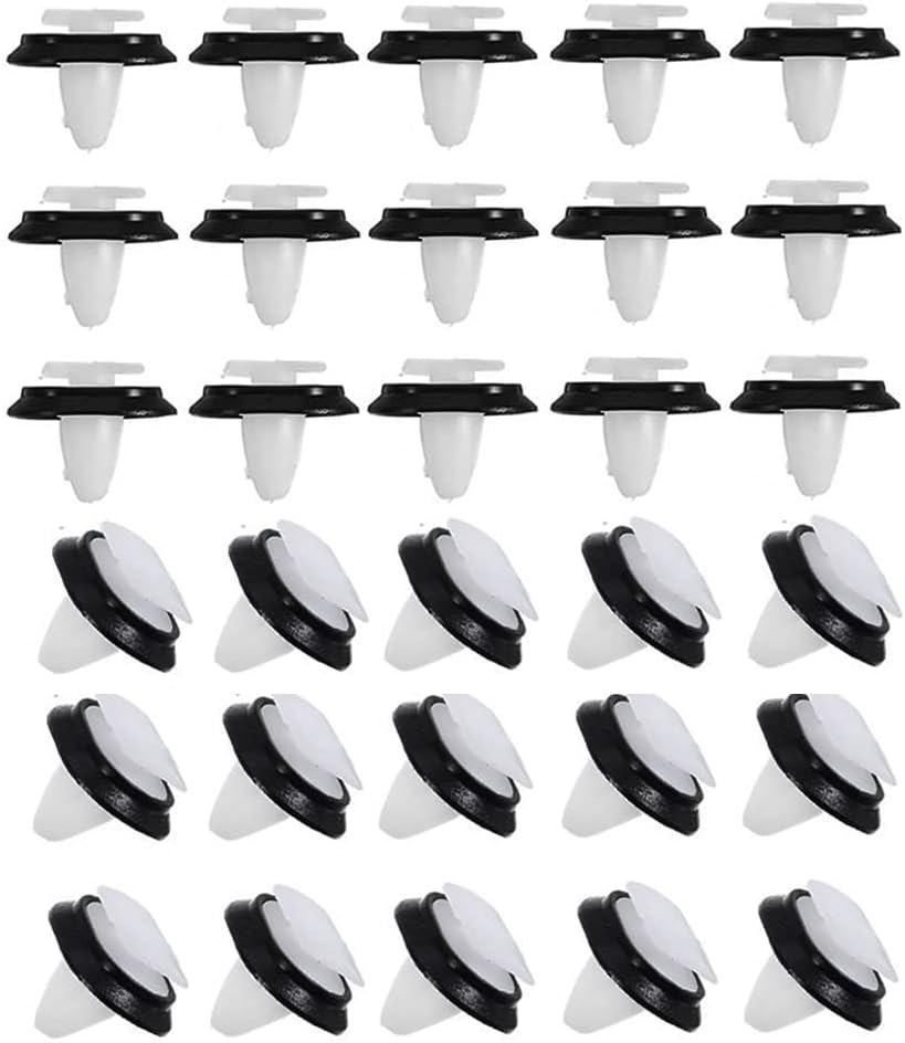 DSkoiph 30 piezas de clip de moldeo para puerta trasera lateral con sellador compatible con 68093998-AA 71728806 856543 RAM Chrysler Dodge Ram