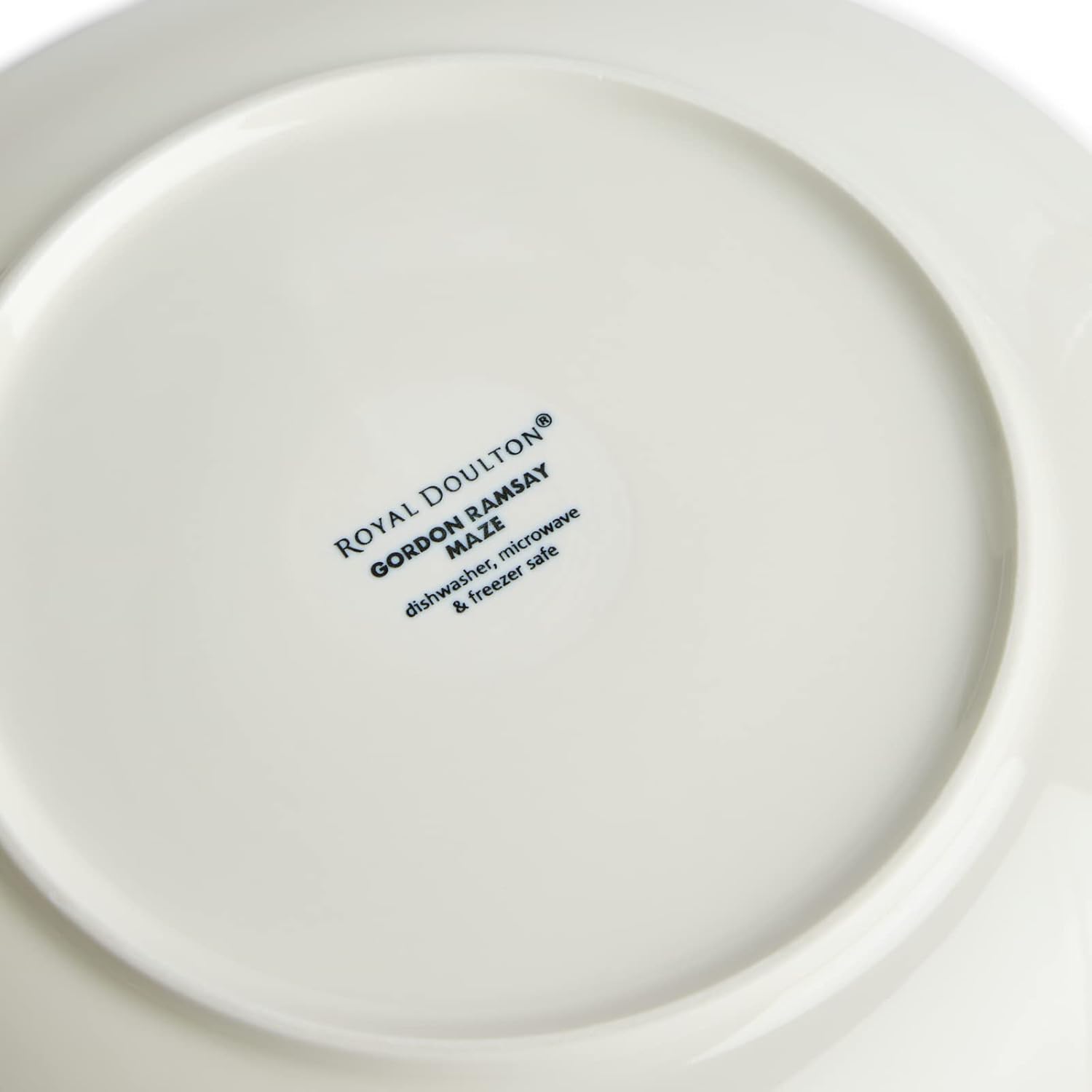 Royal Doulton Exclusively for Gordon Ramsay Maze Denim Line – Vajilla (16 piezas), color blanco
