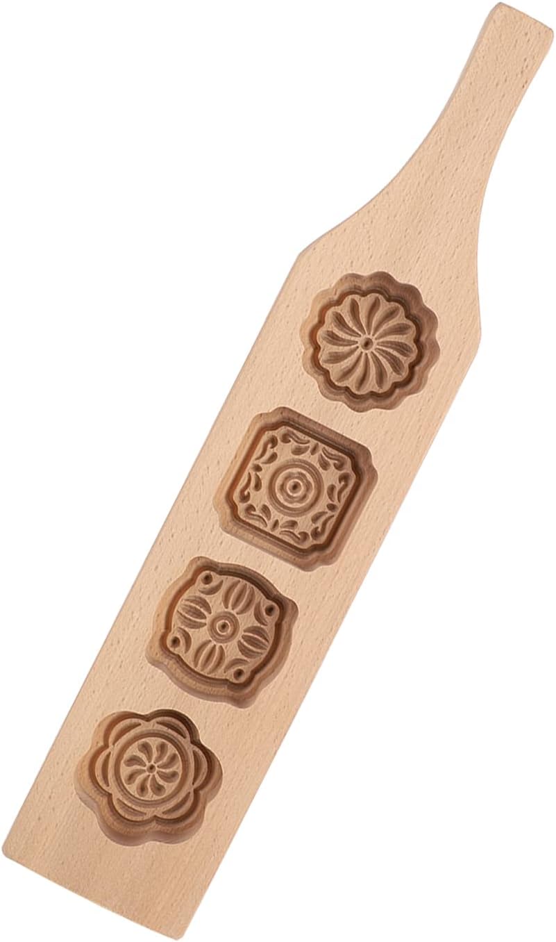 Hornear madera de haya, pastelería, pastel de frijoles mung, pastel de luna para hornear Molde para molde de piel de hielo para moldes de brioche