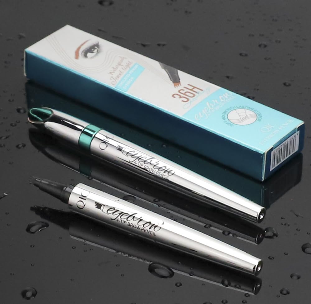 Lápiz de tinte para cejas con trazos similares al cabello, Mimics – Marcador de microrelleno líquido de cejas natural, maquillaje de ojos por