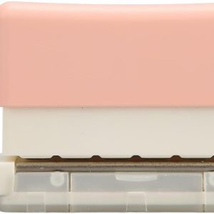 Perforadora de agujero, bonito estilo pequeño, mini perforadora portátil para manualidades de papel, planificadores y carpetas (rosa) Perforadora de agujero, bonito estilo pequeño, mini perforadora portátil para manualidades de papel, planificadores y carpetas (rosa)
