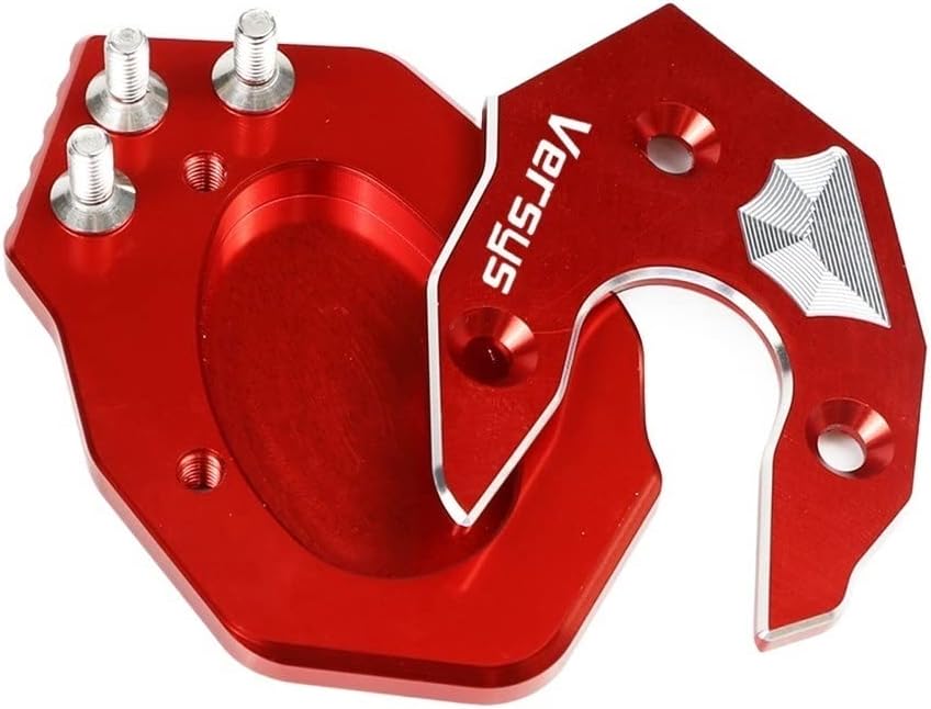 Motorcycle Kickstand Extension Pad Motorcycle Foot Side Stand Enlarger Plate Kickstand Enlarge Extension Fit Use for Kawasaki VERSYS300 Versys X250