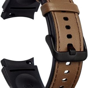 VQ – Correas de piel sintética compatibles con Samsung Galaxy Watch 4 Band 1.575 in 1.732 in, 0.787 in, correa de repuesto deportiva ajustable, VQ – Correas de piel sintética compatibles con Samsung Galaxy Watch 4 Band 1.575 in 1.732 in, 0.787 in, correa de repuesto deportiva ajustable,