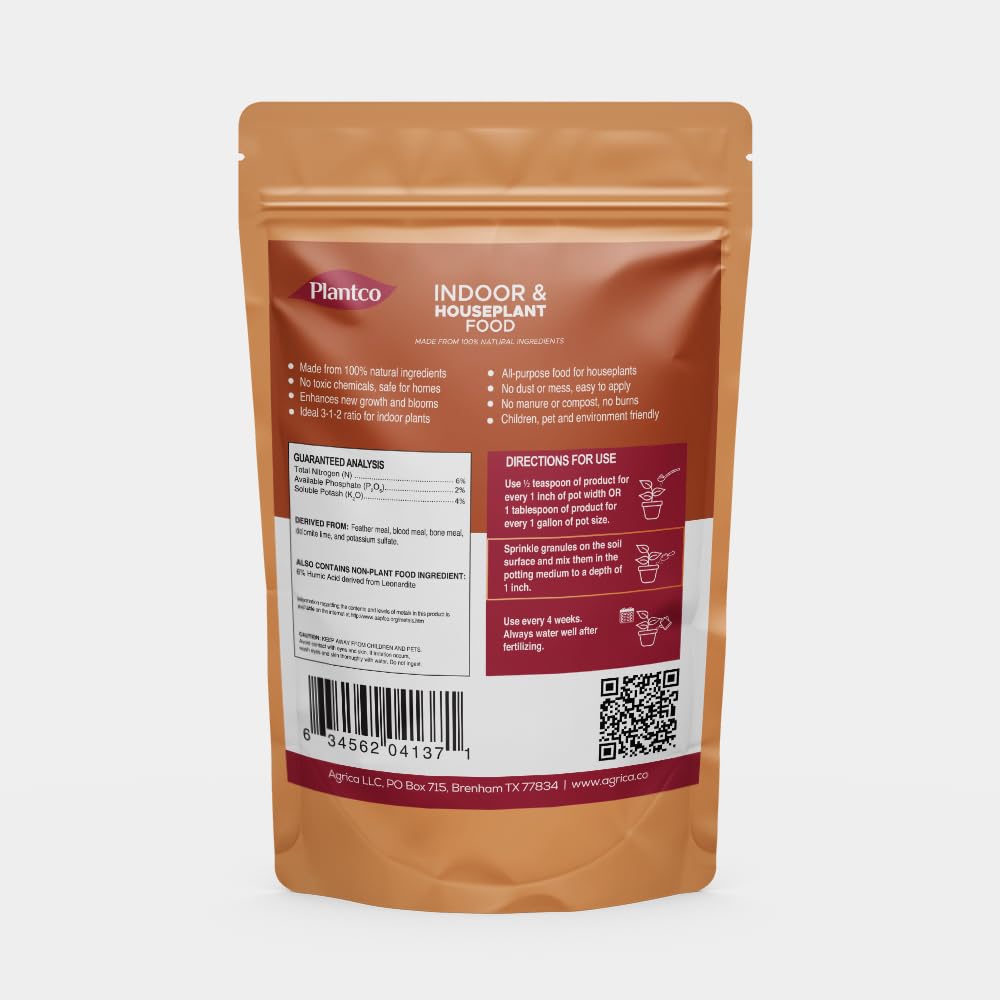 Fertilizante para plantas de interior y plantas de interior ( libra)  Gránulos de fertilizante 100% natural para plantas en macetas  Fertilizante