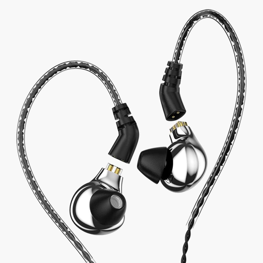 Linsoul BLON BL03 HiFi 0.3910mm carbono diafragma dinámico controlador auricular que se ajusta al oído IEM con 0.78mm0.031 2 pin cable desmontable