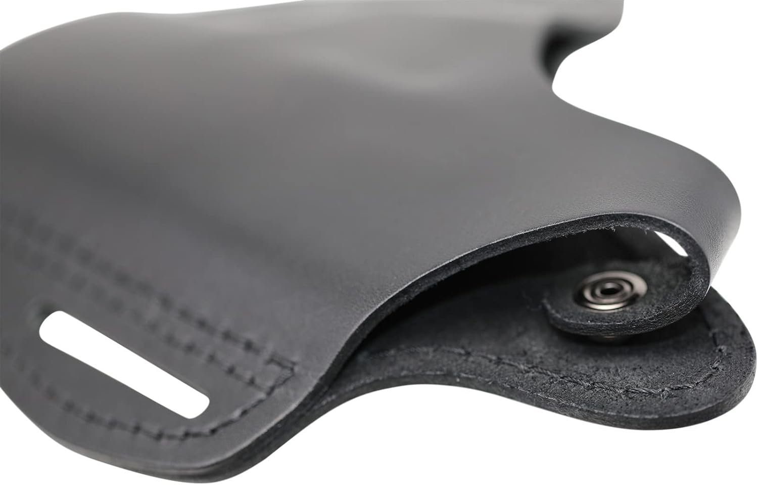 Funda de cuero con 2 ranuras OWB compatible con Glock 17 19 22 26 32 33  S&W M&P ShieldSpringfield XD y XDSPlus todas las pistolas de tamaño similar