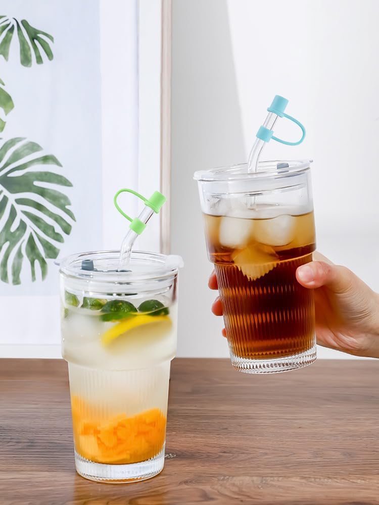 6 fundas de popote para Stanley CupSimple Modern de 3040 onzas, lindo StanleySimple Modern cubierta de pajilla, a prueba de polvo para popotes de