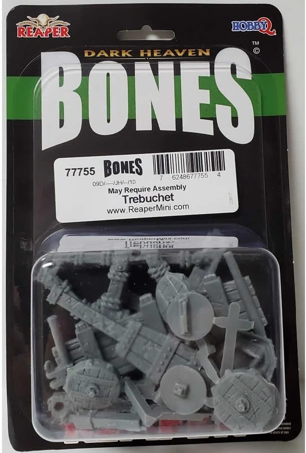 Reaper Farflinger Trebuchet – Figura en miniatura de 0.984 in a escala heroica Dark Heaven Bones Miniatures