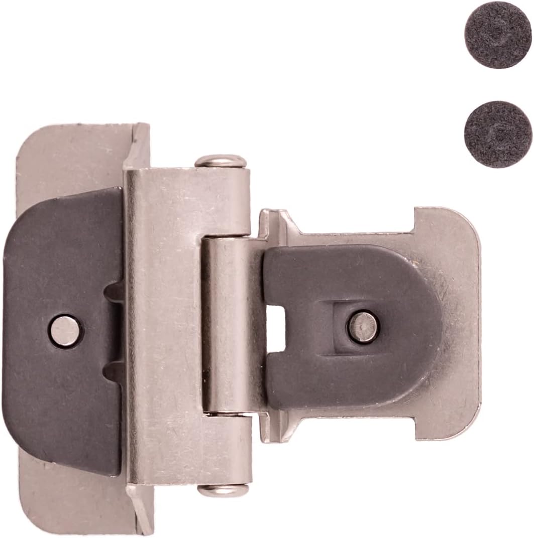 Hickory Hardware P5311-SN Bisagra Desmontable Doble, Níquel Satinado