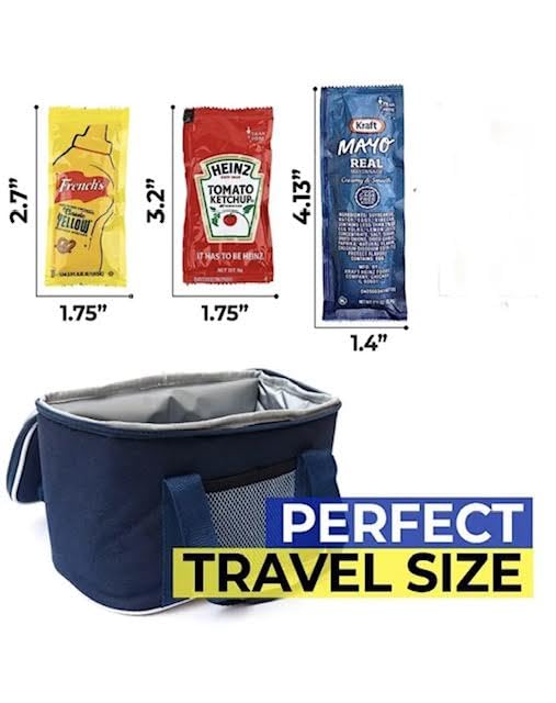 Quick Bundle Paquetes de condimentos  100 bolsas individuales de cada una salsa de tomate, mostaza y mayonesa (300 paquetes de condimentos en total)