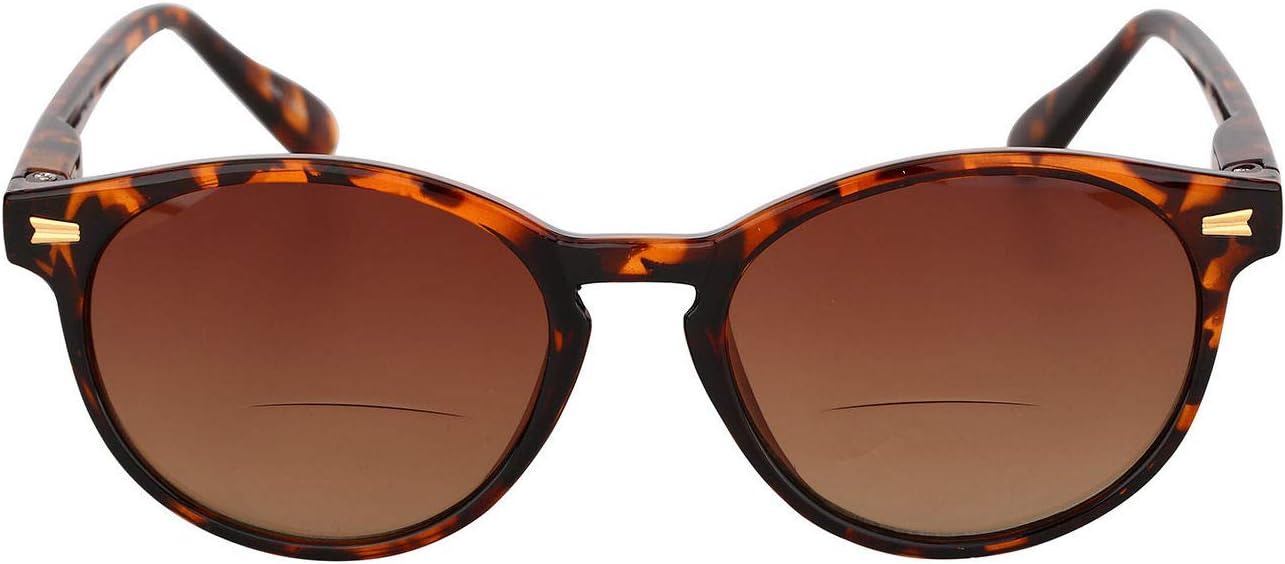 Mass Vision Lentes de sol bifocales polarizados ‘The Brilliance’  Gafas de sol redondas de marco completo para mujeres y hombres