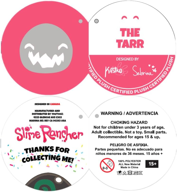 Youtooz The TARR Slime Stickie, peluche oficial de Youtooz Slime Rancher de 6 pulgadas de Youtooz Slime Rancher Collection