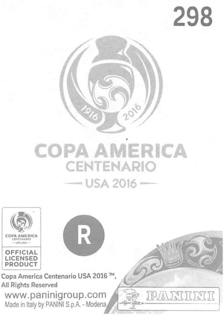 2016 Panini Copa America Centenario Soccer Sticker #298 Christian Santos 2 Inch wide X 3 inch tall album sticker