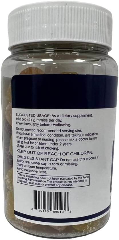 Diska Nulife Gomitas de vitamina D3 (2000UI) de 60 unidades de máxima fuerza, salud ósea, articular, muscular, apoyo inmunológico para hombres y