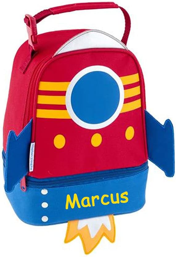 Stephen Joseph Lonchera personalizada  Bolsa de almuerzo de barco cohete  Lunch Pals  Suministros de regreso a clases  Bolsa aislada para niños