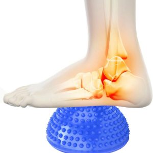 Entrenamiento de equilibrio para ejercicio, bolas de masaje de pies, alivio del estrés, bola de masaje de yoga, semicírculo para relajarse, nervios Entrenamiento de equilibrio para ejercicio, bolas de masaje de pies, alivio del estrés, bola de masaje de yoga, semicírculo para relajarse, nervios