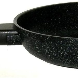 Sartén antiadherente de mármol de aluminio fundido de 9.5 pulgadas, color negro Sartén antiadherente de mármol de aluminio fundido de 9.5 pulgadas, color negro