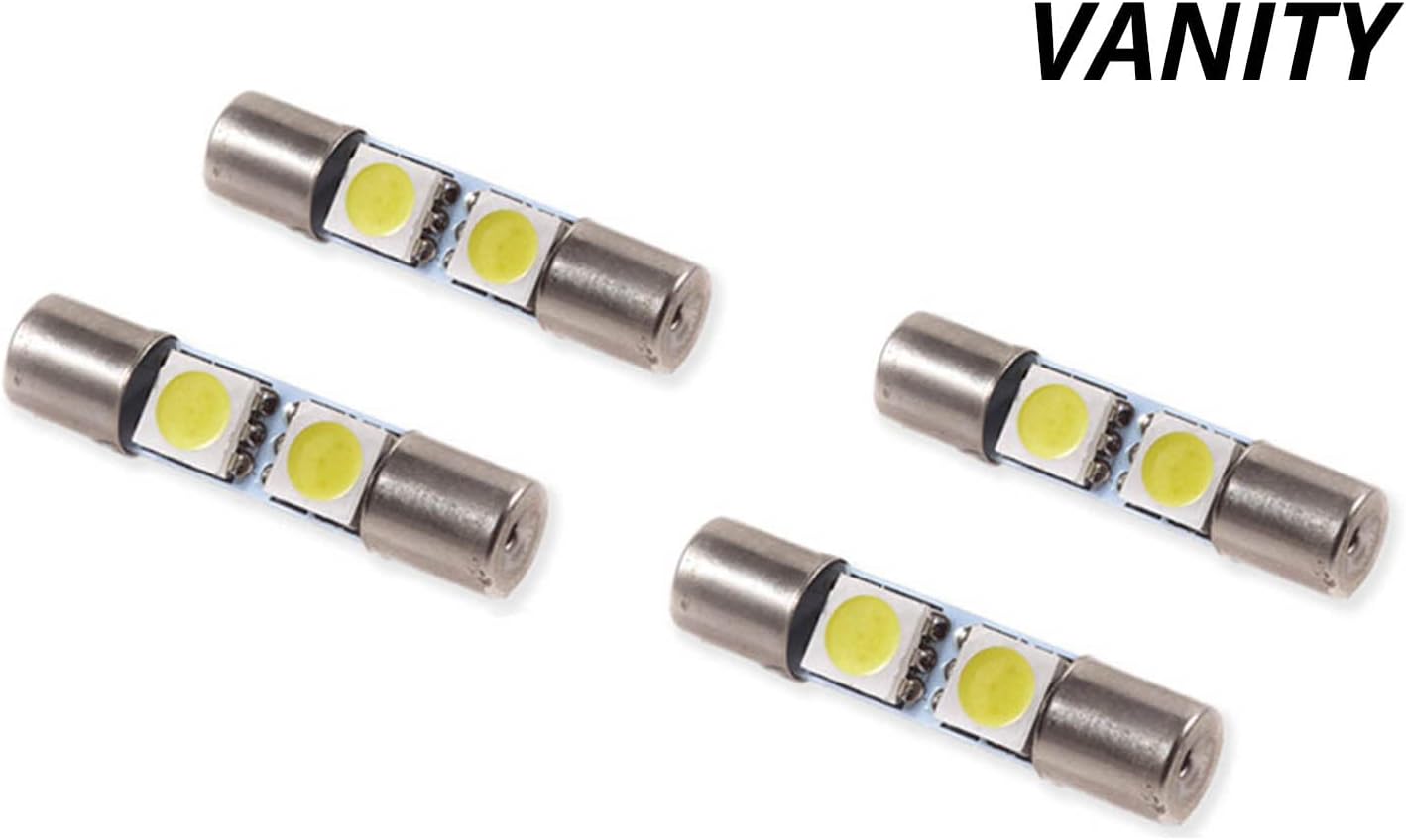 Diode Dynamics LED de luz de tocador compatible con Toyota Tacoma 2005-2023 (cuatro), fusible de 1.102 in SMF1 blanco frío (6000 K)