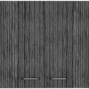 TUHOME Napoles – Armario de pared, madera de roble blanco y ahumado TUHOME Napoles – Armario de pared, madera de roble blanco y ahumado