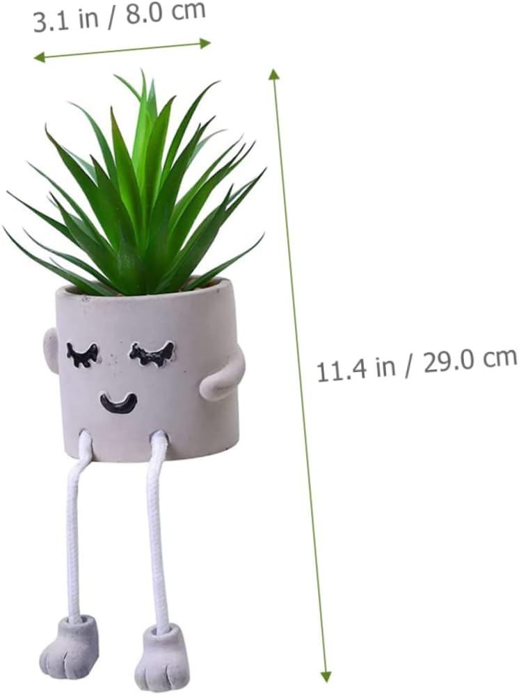ARTIBETTER 3 piezas suculentas en maceta, plantas suculentas de imitación de aloe, suculentas de imitación de plástico en maceta, plantas suculentas