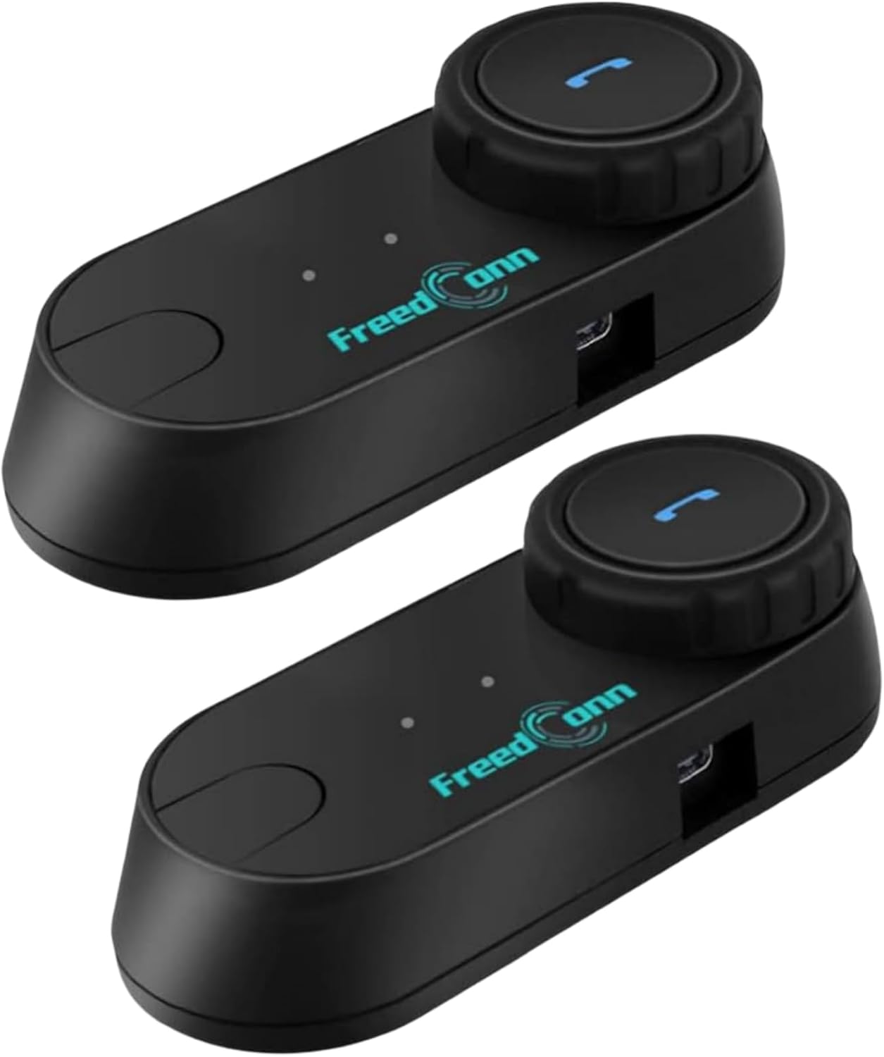 FreedConn T-COMVB – Sistema de comunicación de motocicleta Bluetooth 5.0 FreedConn – Casco Bluetooth para motocicleta, esquí, emparejamiento de 2  3