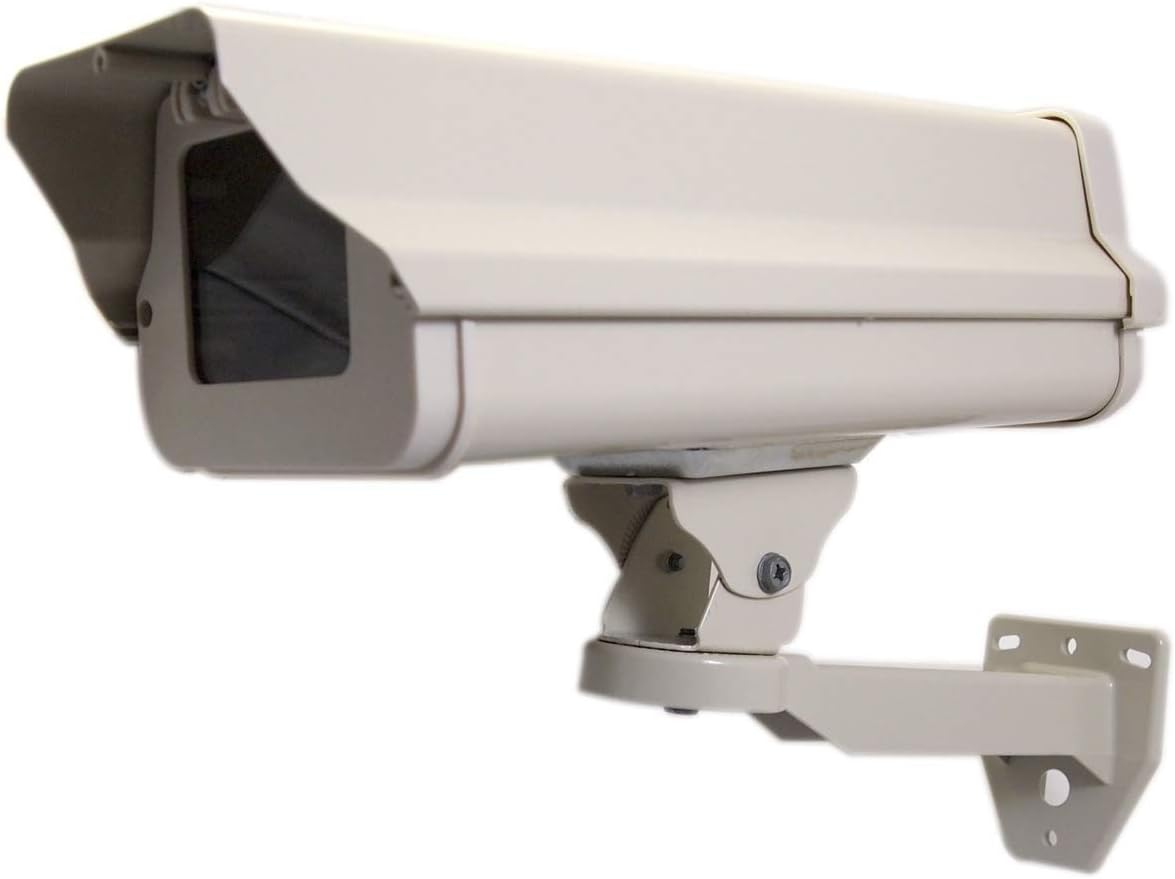 OdiySurveil Carcasa de aluminio 2 en uno, caja de cámara de vigilancia de seguridad CCTV, resistente a la intemperie, resistente a la intemperie,