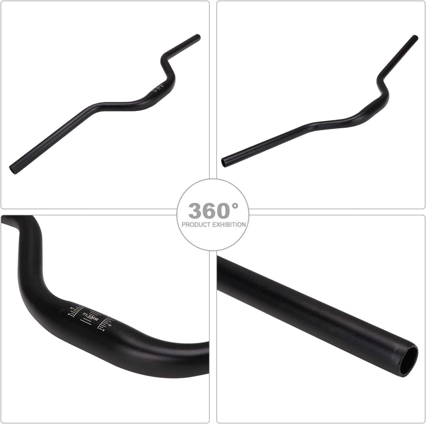 JFG RACING Surron 7075 – Manillar de aluminio de 1.252 in y 78 de pulgada y 0.866 in y barra de mango elevada para Sur RonSurronLight BeeX160X260,
