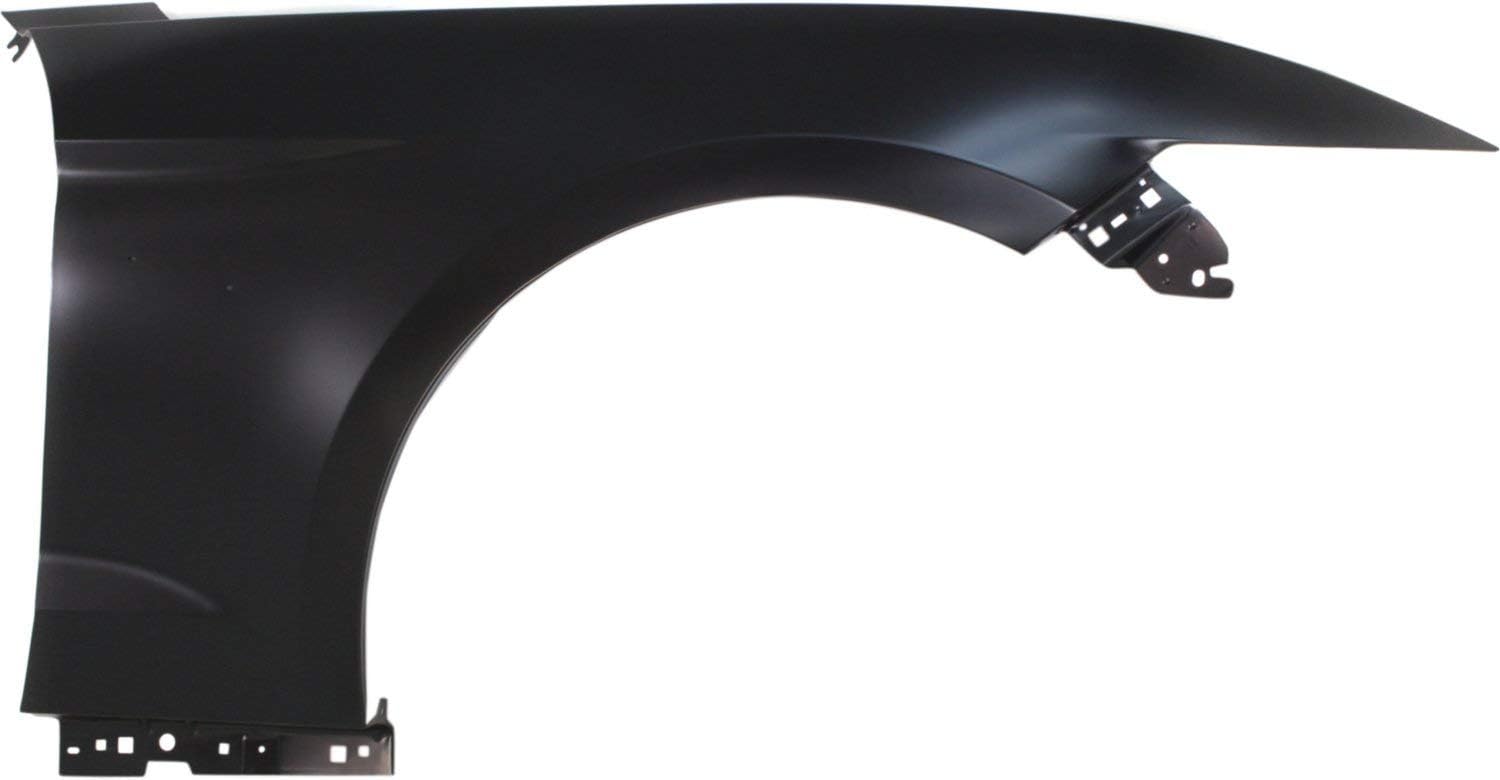 Evan Fischer Juego de 2 guardabarros delanteros compatibles con Ford Mustang 2015-2017 de acero imprimado para el lado del conductor y del pasajero