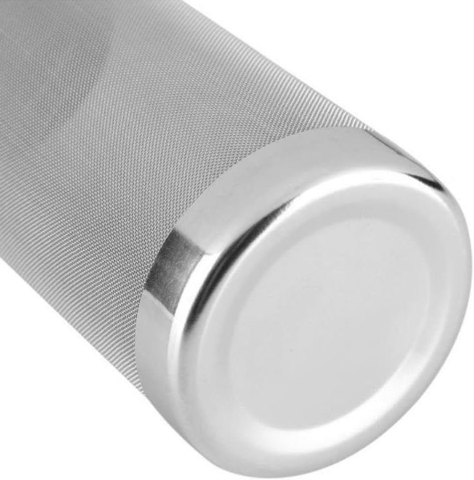 Filtro de tolva seca de cerveza, filtro de salto de acero inoxidable de malla de 300 micrones, cartucho para hervidor de cerveza casero (2.8 x 7.1